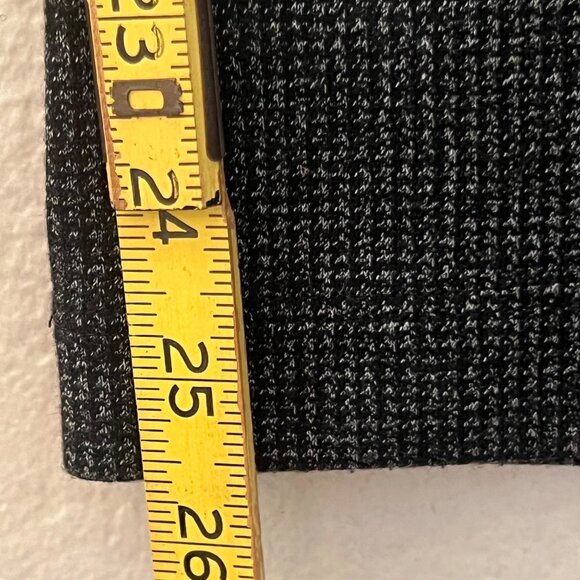 Loft M Gray Textured Pant Drawstring Waist Lightweight Comfortable Casual Office - Picture 12 of 14